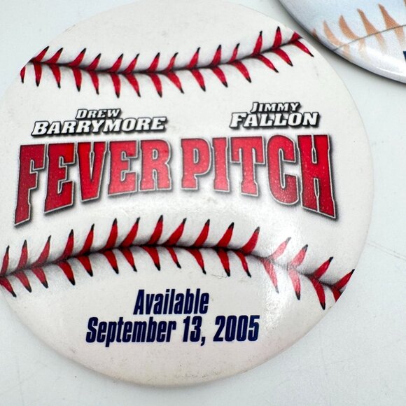 Promotional Button Pins The Rookie & Fever PitchBaseball Movie Collectibles - Picture 4 of 7